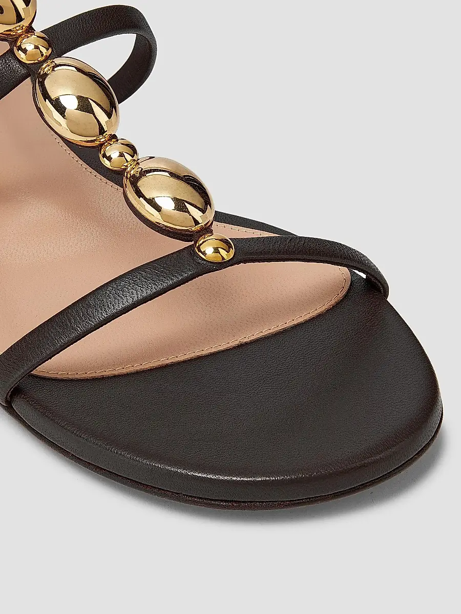 Gianvito Rossi Women's Embellished Leather Sandals | Thumbnail 5 Gianvito Rossi Women's Embellished Leather Sandals | Thumbnail 5