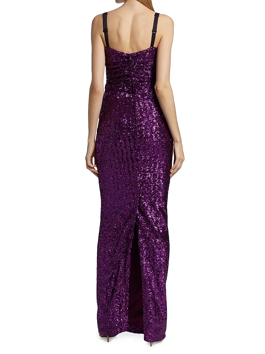 Dolce & Gabbana Women's Sleeveless Sequin-Embellished Gown | Thumbnail 5