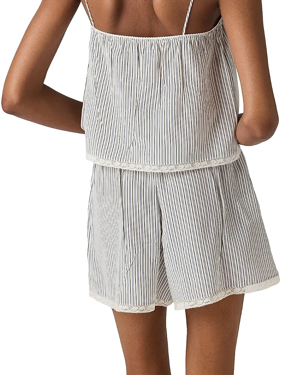 Miu Miu Women's Crepe De Chine Boxer Shorts | Thumbnail 3