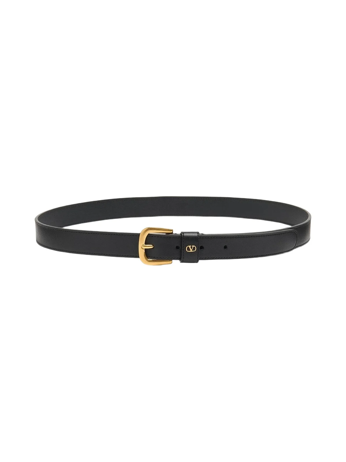 Valentino Men's VLogo Signature Belt in Shiny Calfskin 25MM