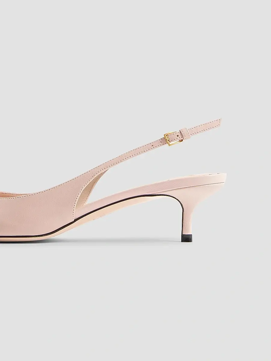 Valentino Women's Bepointy 45MM Slingback Pumps in Kidskin - Candy Rose | Thumbnail 5 Valentino Women's Bepointy 45MM Slingback Pumps in Kidskin - Candy Rose | Thumbnail 5