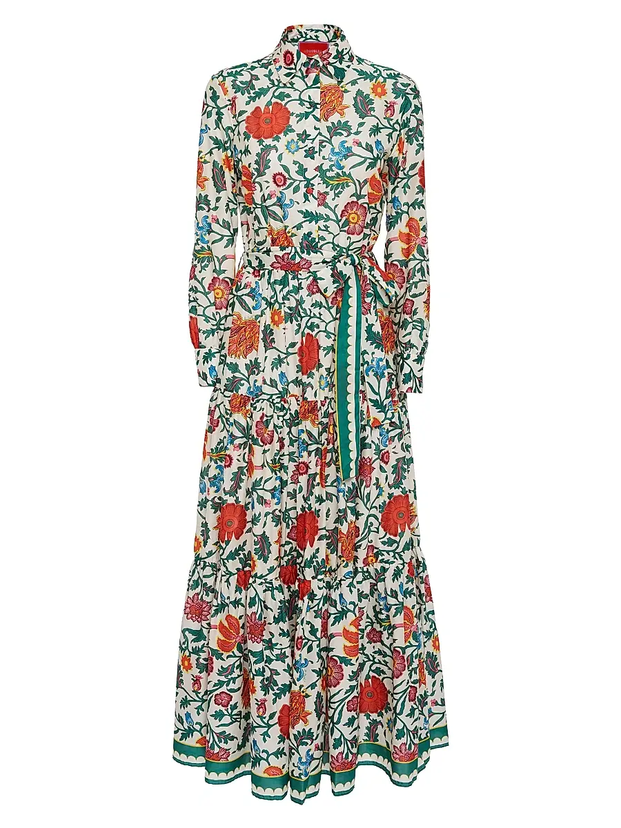 La DoubleJ Women's Bellini Dress - Dragonflower Mini Multicolor | Image 1 La DoubleJ Women's Bellini Dress - Dragonflower Mini Multicolor | Image 1