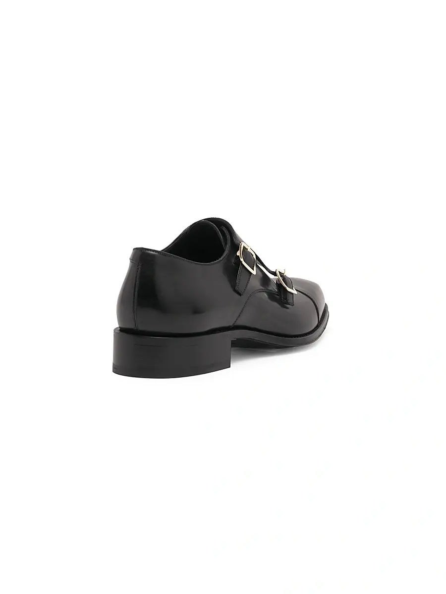 Tom Ford Men's Claydon Leather Double-Monk-Strap Shoes | Thumbnail 3 Tom Ford Men's Claydon Leather Double-Monk-Strap Shoes | Thumbnail 3