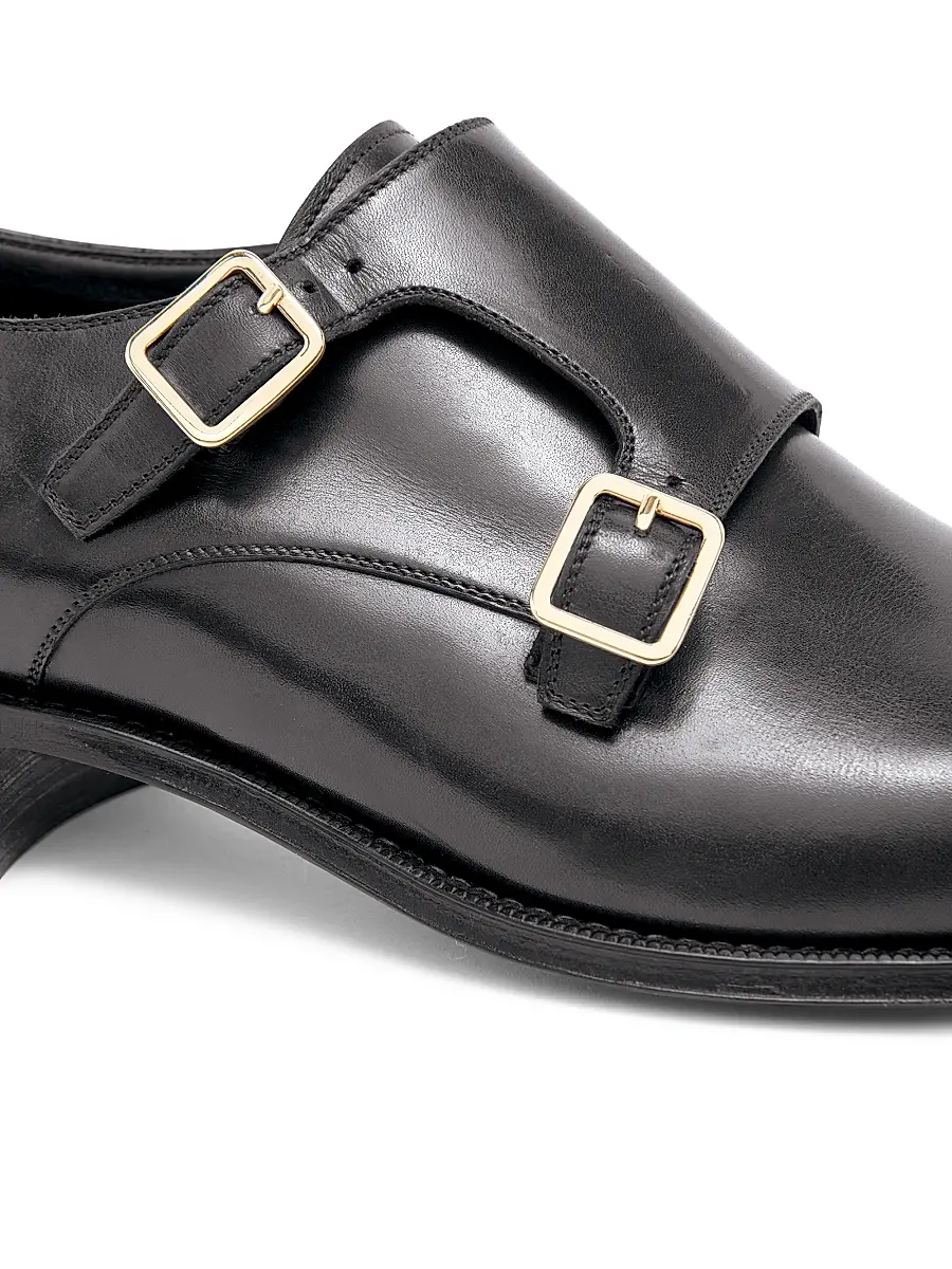 Tom Ford Men's Claydon Leather Double-Monk-Strap Shoes | Thumbnail 6 Tom Ford Men's Claydon Leather Double-Monk-Strap Shoes | Thumbnail 6