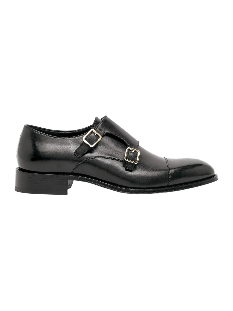 Tom Ford Men's Claydon Leather Double-Monk-Strap Shoes