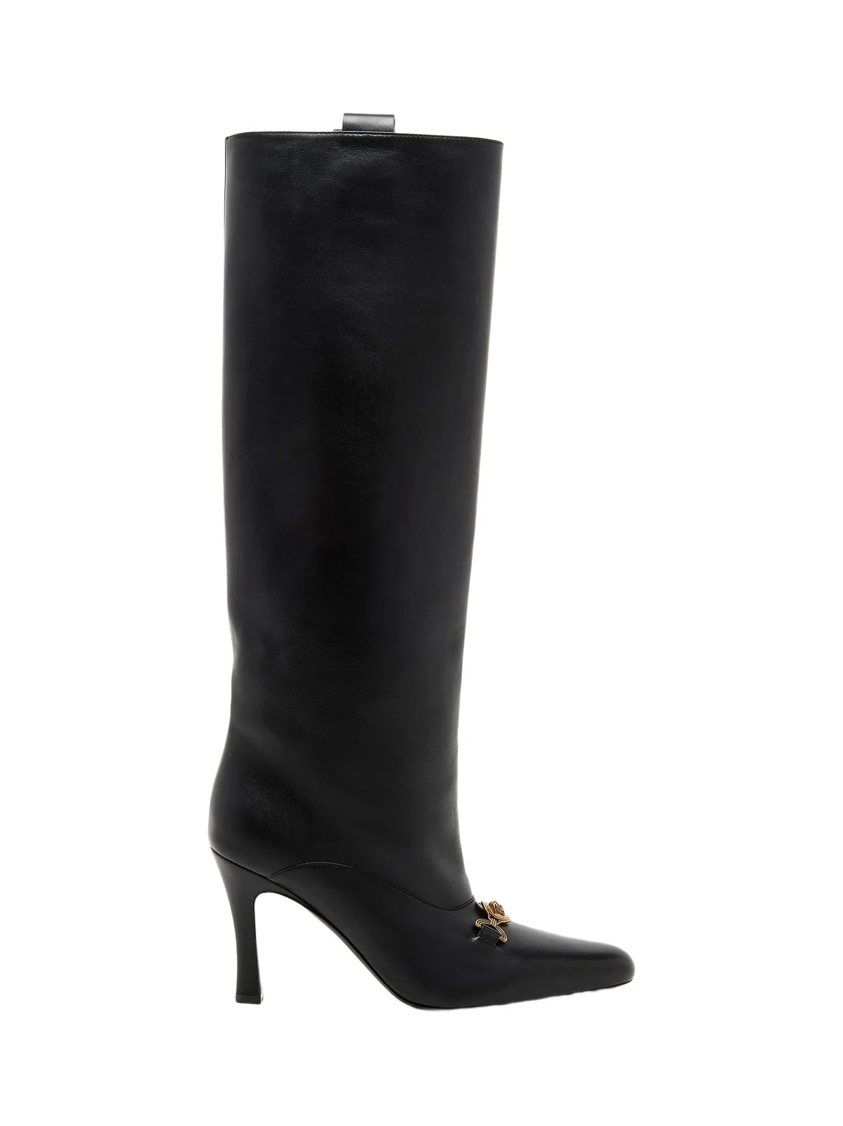 Women's 90MM Medusa Leather Knee-High Boots Women's 90MM Medusa Leather Knee-High Boots