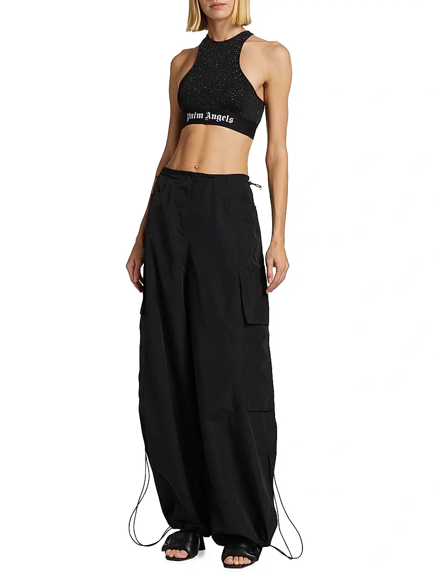 Palm Angels Women's Soiree Knit Bra Top | Thumbnail 2