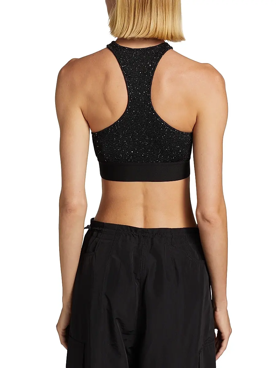 Palm Angels Women's Soiree Knit Bra Top | Thumbnail 5
