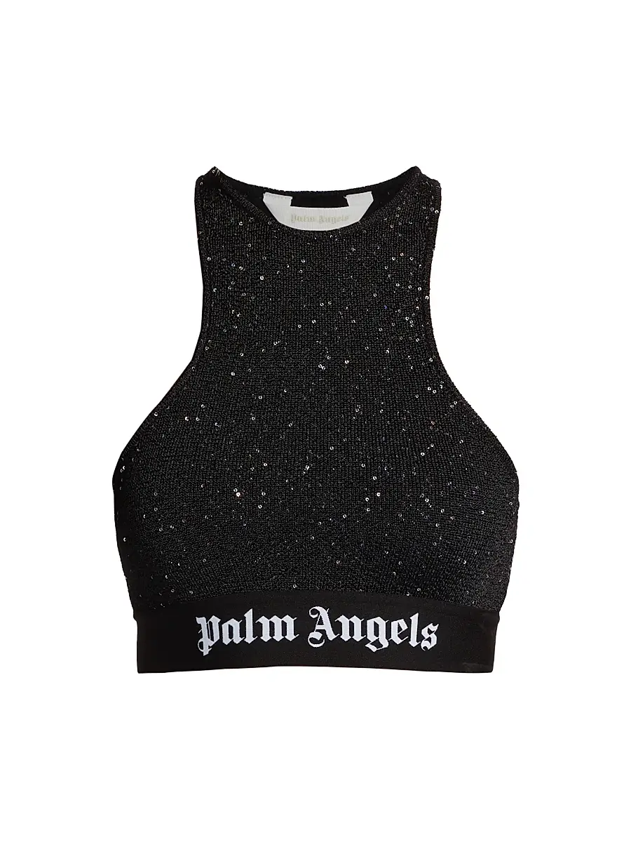 Palm Angels Women's Soiree Knit Bra Top