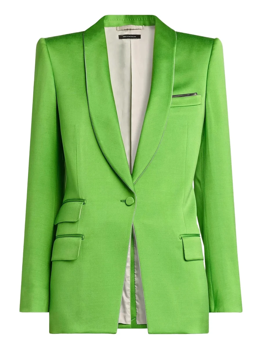 Tom Ford Women's Silk-Wool Shawl-Lapel Single-Breasted Jacket