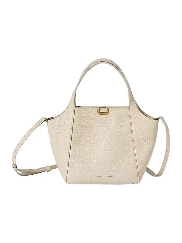 Brunello Cucinelli Women's Sartorial Small Bucket Bag in Soft Grained Leather
