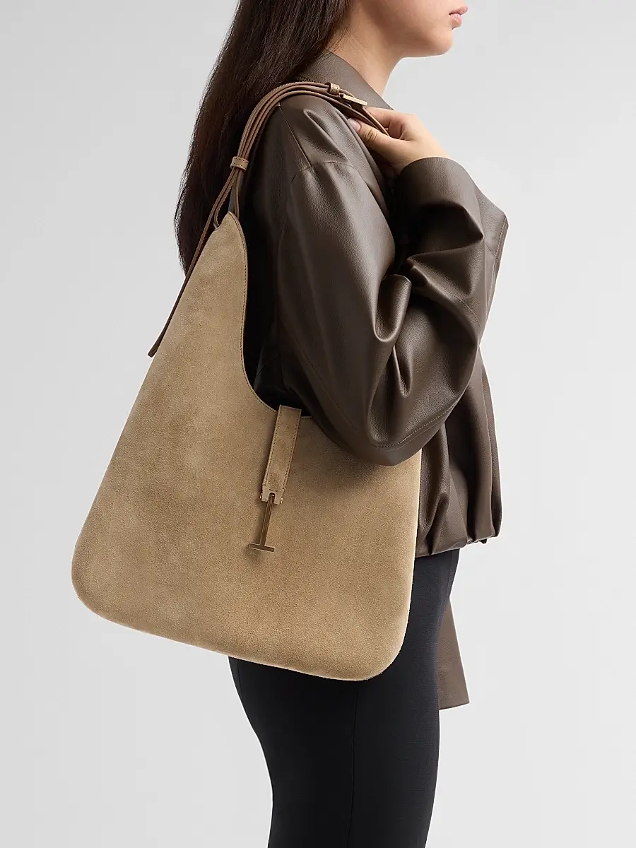 Tom Ford Women's Kara Medium Suede Hobo Bag | Thumbnail 2 Tom Ford Women's Kara Medium Suede Hobo Bag | Thumbnail 2