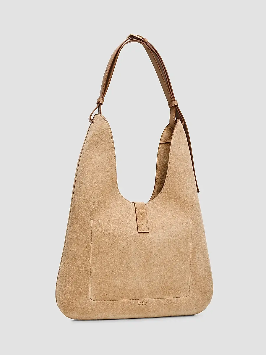 Tom Ford Women's Kara Medium Suede Hobo Bag | Thumbnail 3 Tom Ford Women's Kara Medium Suede Hobo Bag | Thumbnail 3