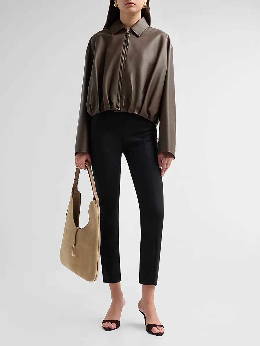 Tom Ford Women's Kara Medium Suede Hobo Bag | Thumbnail 5 Tom Ford Women's Kara Medium Suede Hobo Bag | Thumbnail 5