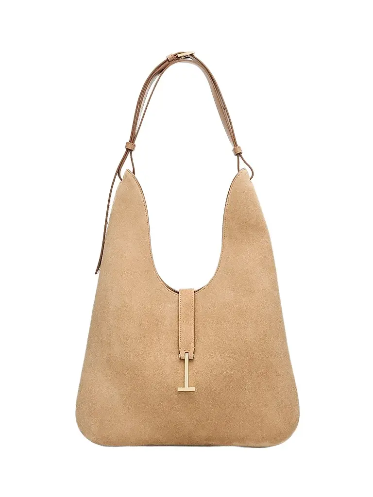TOM FORD Women's Kara Suede Hobo Bag - Amphora | Image 1 TOM FORD Women's Kara Suede Hobo Bag - Amphora | Image 1