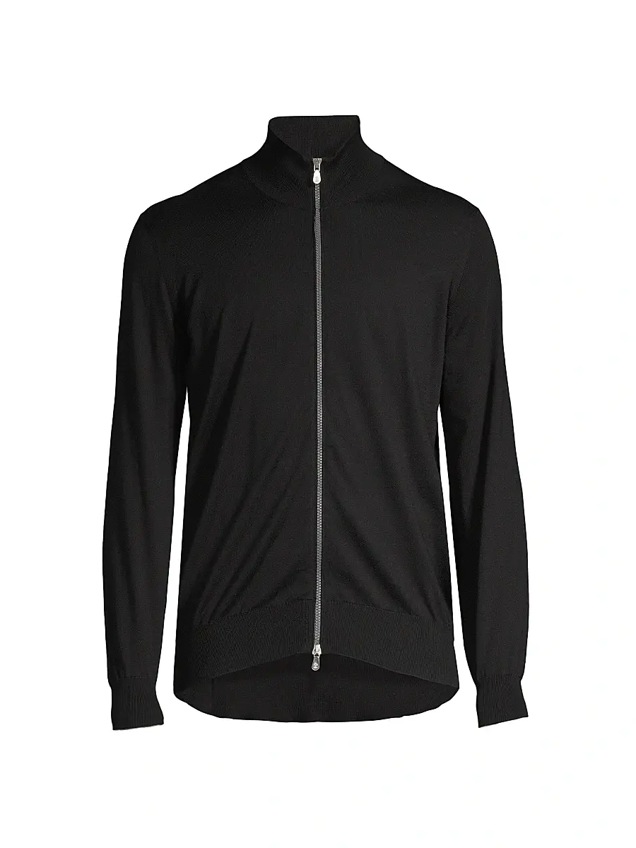 Brunello Cucinelli Men's Cotton Zip Jacket