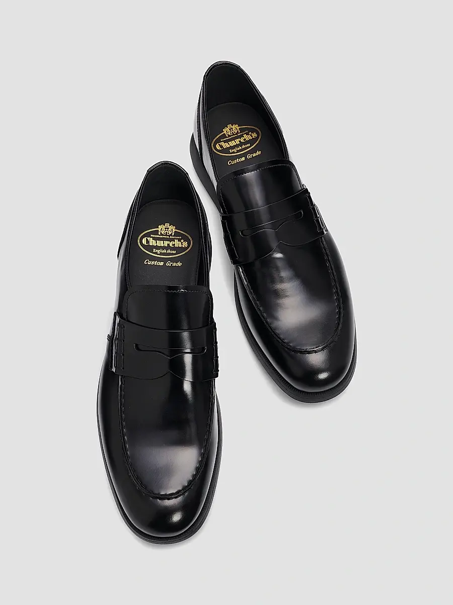 Church's Men's Rock Ferry Leather Dress Loafers | Thumbnail 4 Church's Men's Rock Ferry Leather Dress Loafers | Thumbnail 4