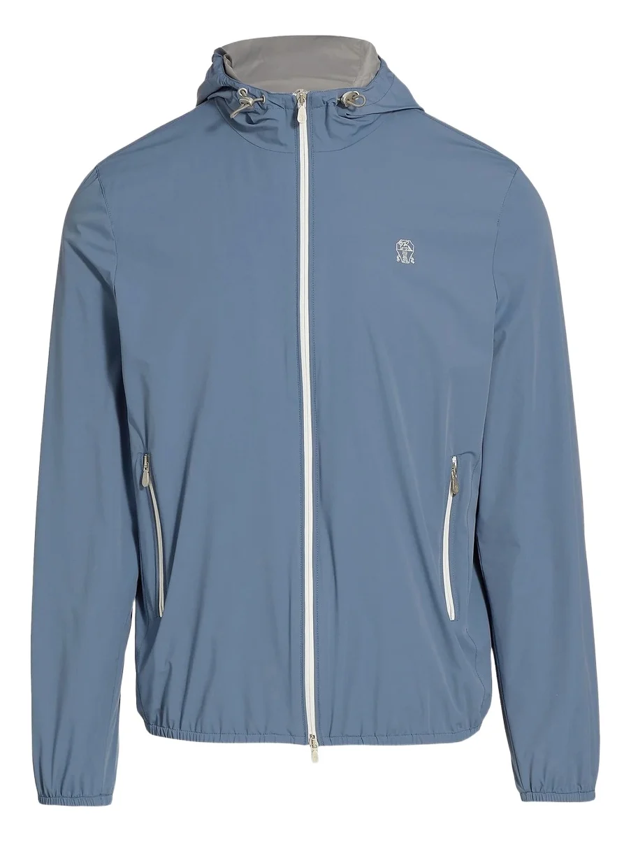 Brunello Cucinelli Men's Spa Windbreaker Jacket