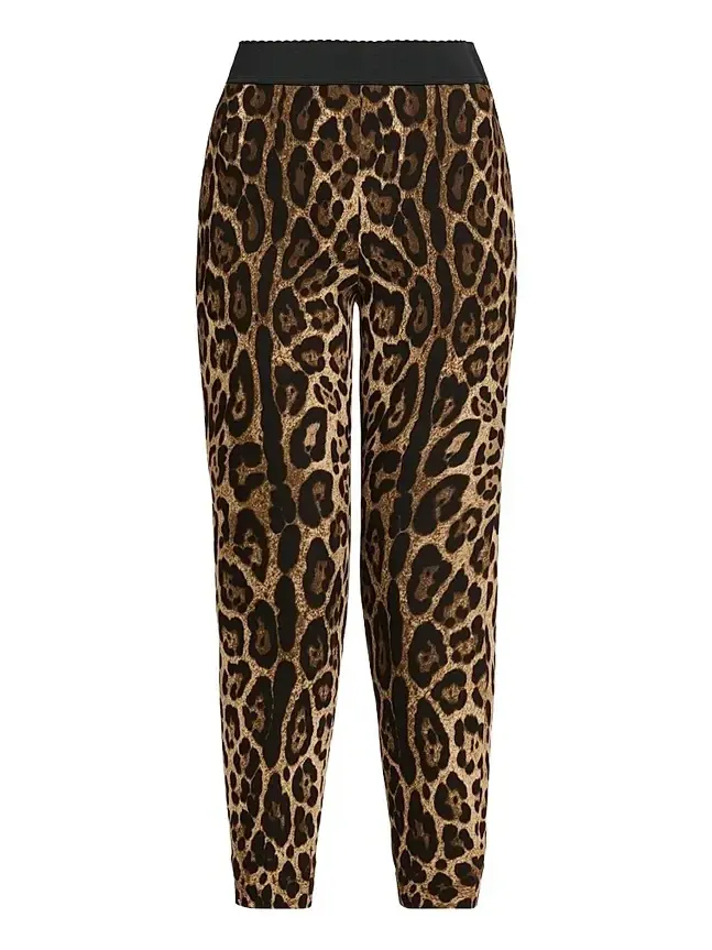 Women's Leopard Print Crop Leggings Women's Leopard Print Crop Leggings