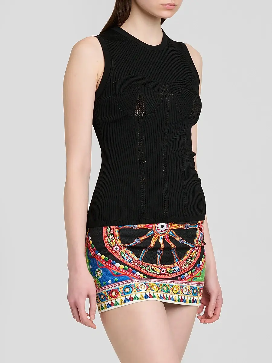 Dolce & Gabbana Women's Mesh Tank | Thumbnail 4 Dolce & Gabbana Women's Mesh Tank | Thumbnail 4