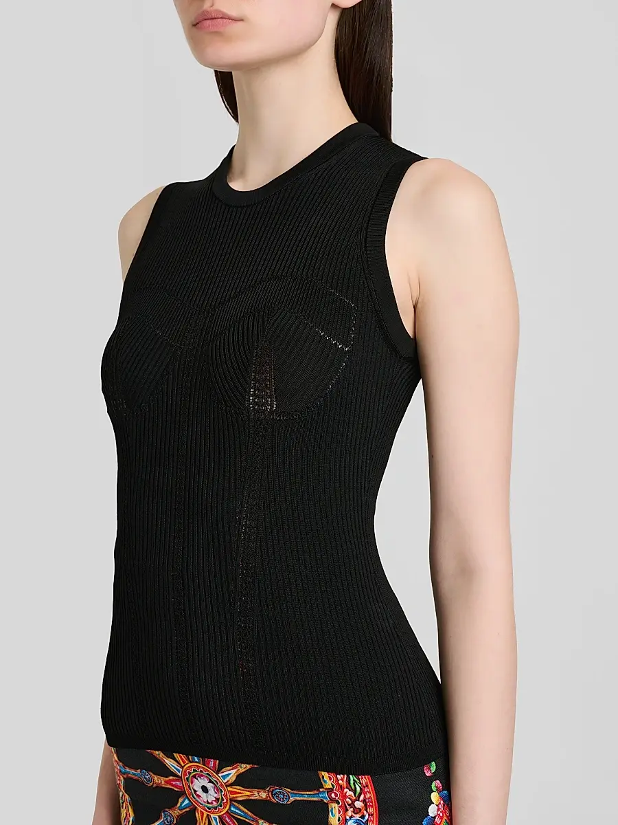 Dolce & Gabbana Women's Mesh Tank | Thumbnail 5 Dolce & Gabbana Women's Mesh Tank | Thumbnail 5