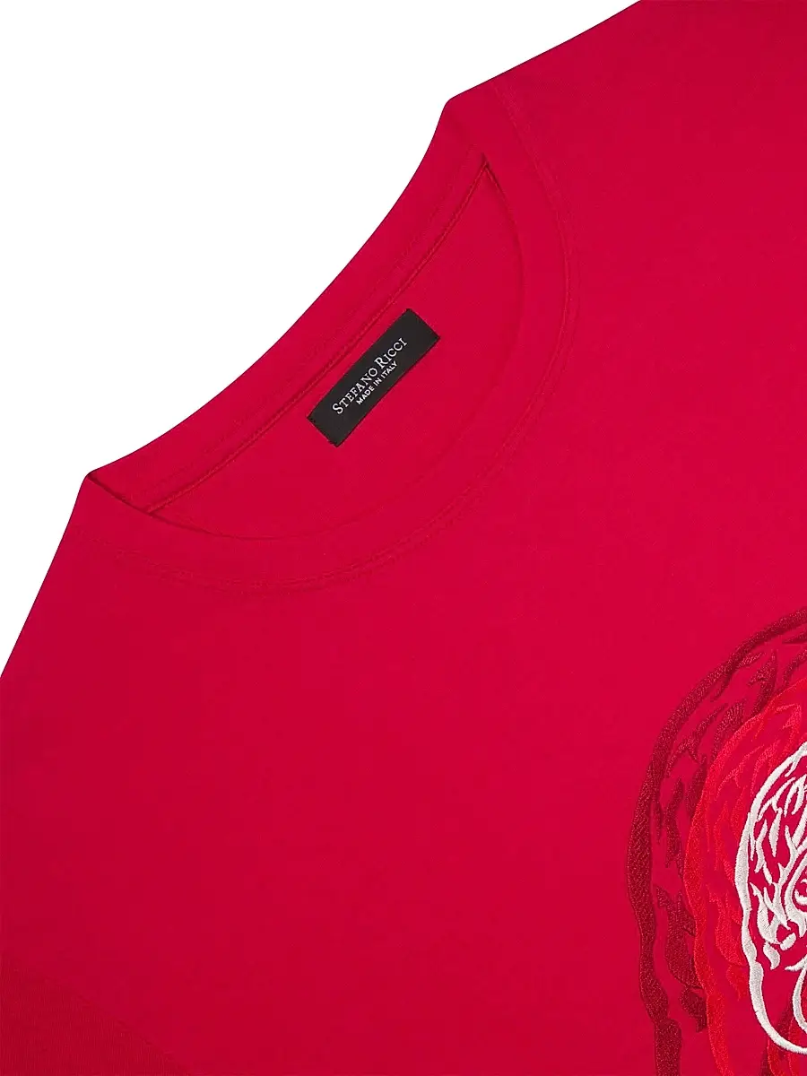 Stefano Ricci Men's Crewneck T-Shirt | Thumbnail 6 Stefano Ricci Men's Crewneck T-Shirt | Thumbnail 6