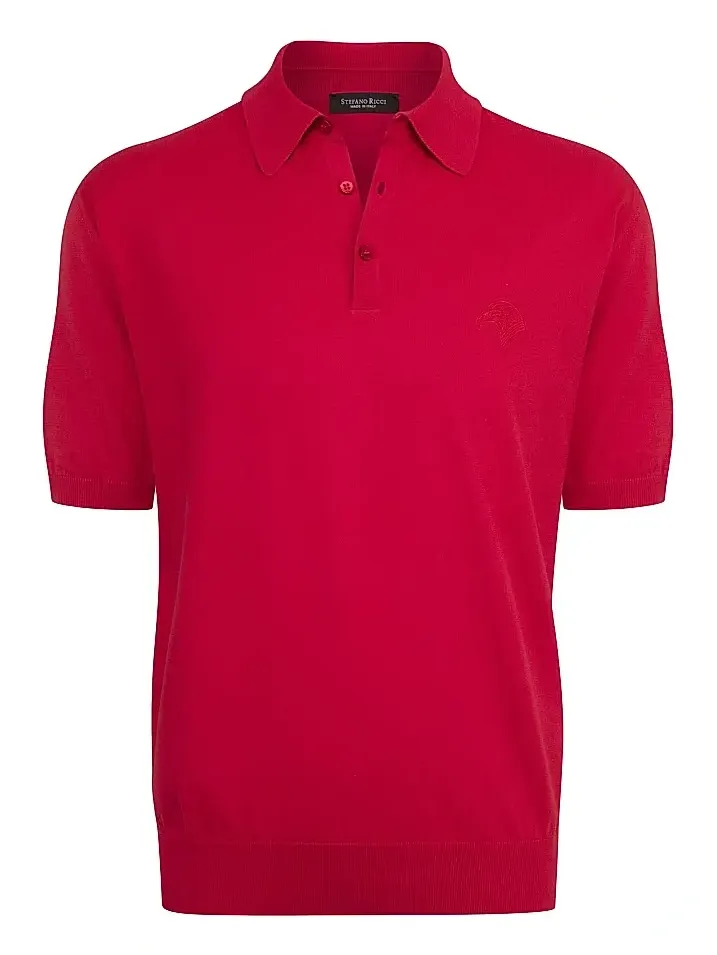 Stefano Ricci Men's Three Button Polo Shirt