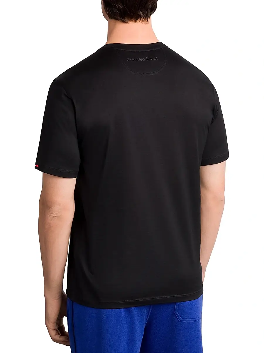 Stefano Ricci Men's Cotton T-Shirt | Thumbnail 3 Stefano Ricci Men's Cotton T-Shirt | Thumbnail 3