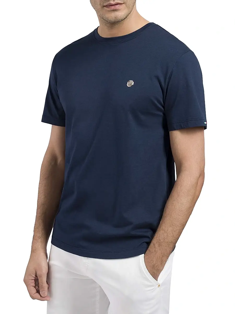 Stefano Ricci Men's Crewneck T-Shirt | Thumbnail 2 Stefano Ricci Men's Crewneck T-Shirt | Thumbnail 2