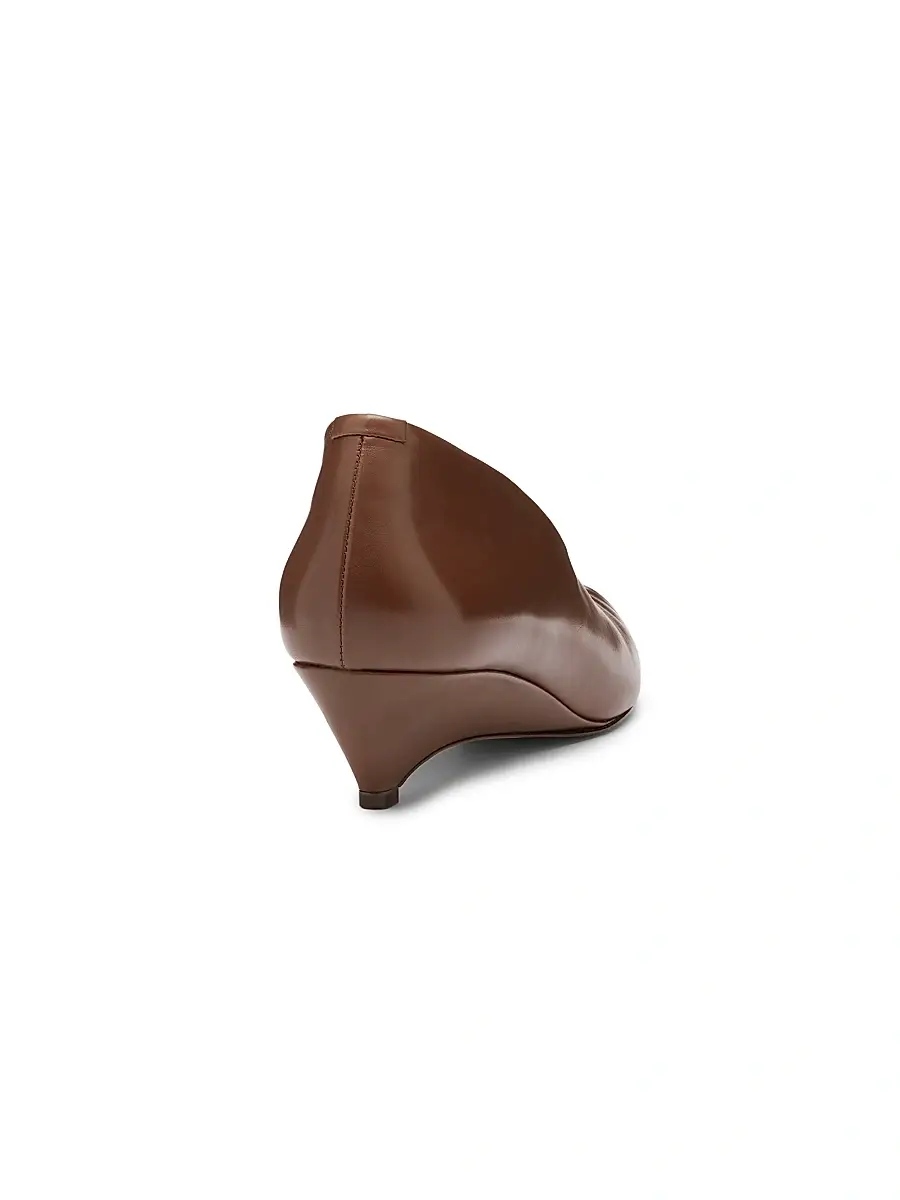 Jil Sander Women's Arc 45MM Leather Pumps | Thumbnail 4