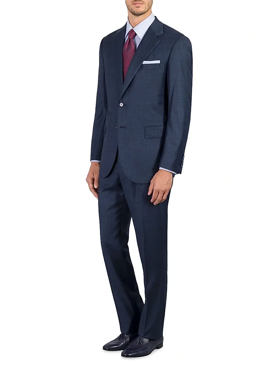 Stefano Ricci Men's Woven Suit 2 Buttons | Thumbnail 2