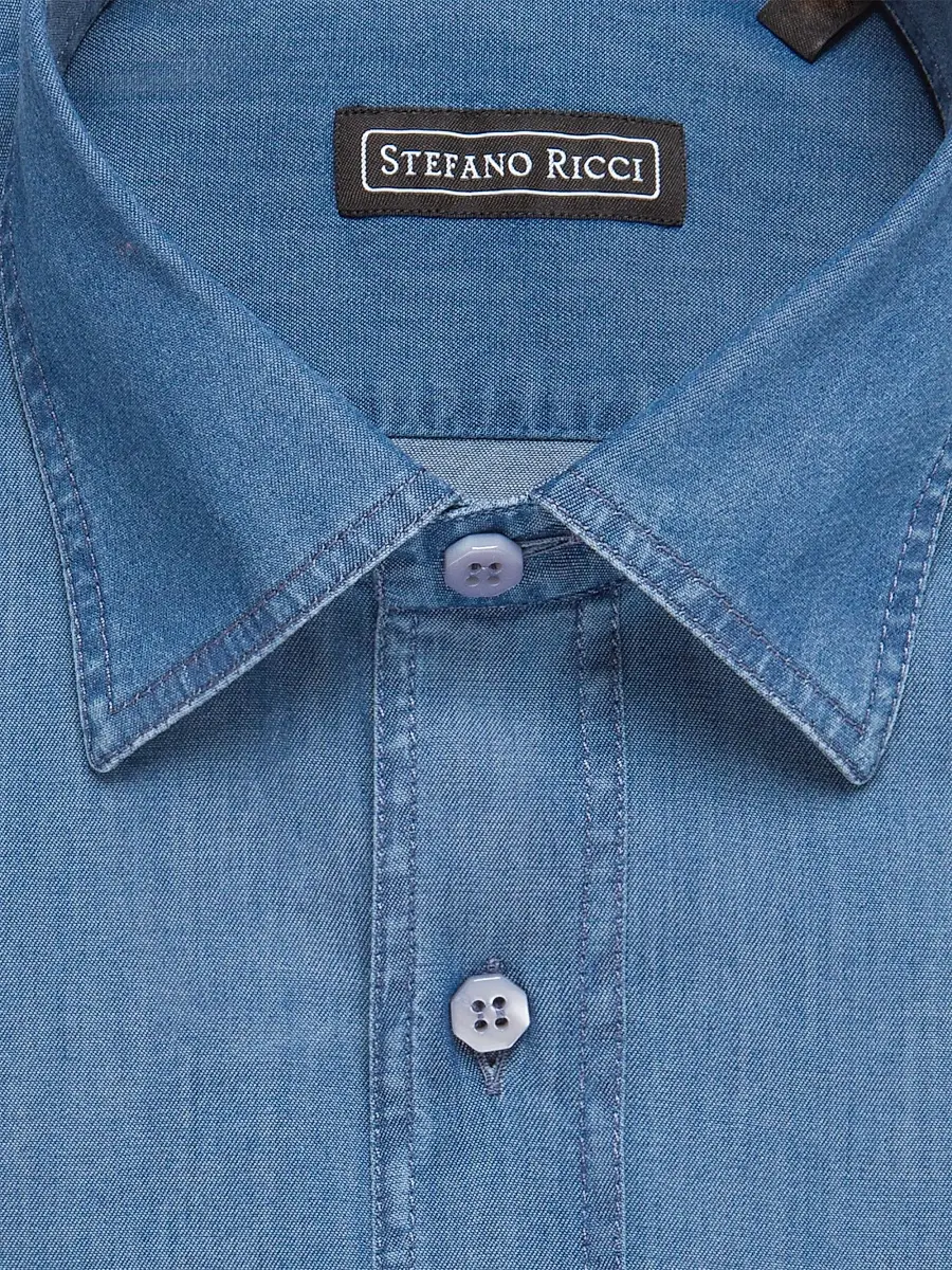Stefano Ricci Men's Handmade Rust Shirt | Thumbnail 2 Stefano Ricci Men's Handmade Rust Shirt | Thumbnail 2