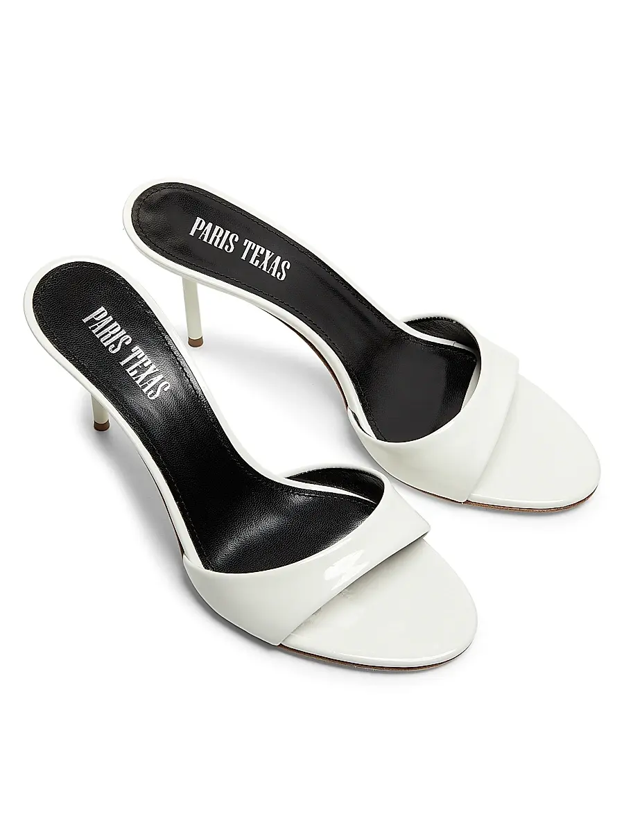 Paris Texas Women's Lidia Patent Leather Mules | Thumbnail 4 Paris Texas Women's Lidia Patent Leather Mules | Thumbnail 4