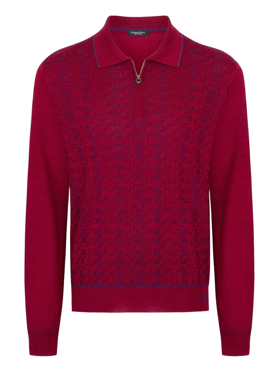 Men's Luxury Wool Polo Sweater Men's Luxury Wool Polo Sweater