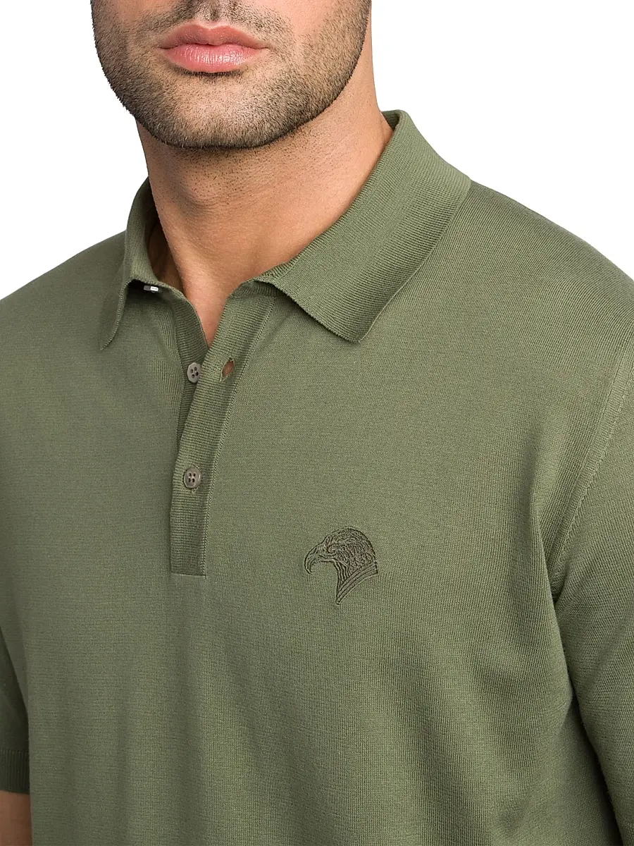 Stefano Ricci Men's Three Button Polo Shirt | Thumbnail 4
