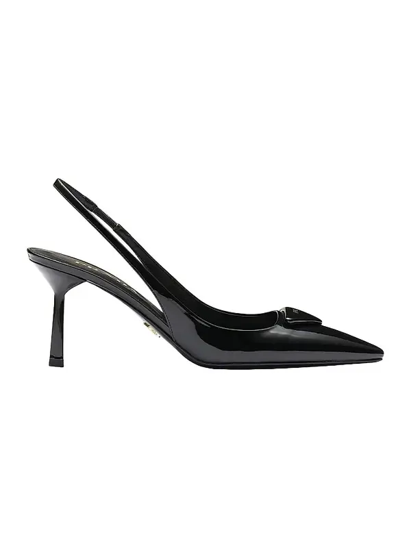 Women's Patent Leather Slingback Pumps Women's Patent Leather Slingback Pumps