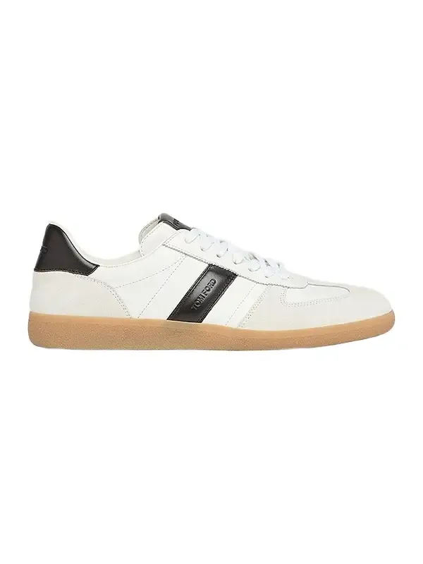 Men's Archer Striped Leather Low-Top Sneakers