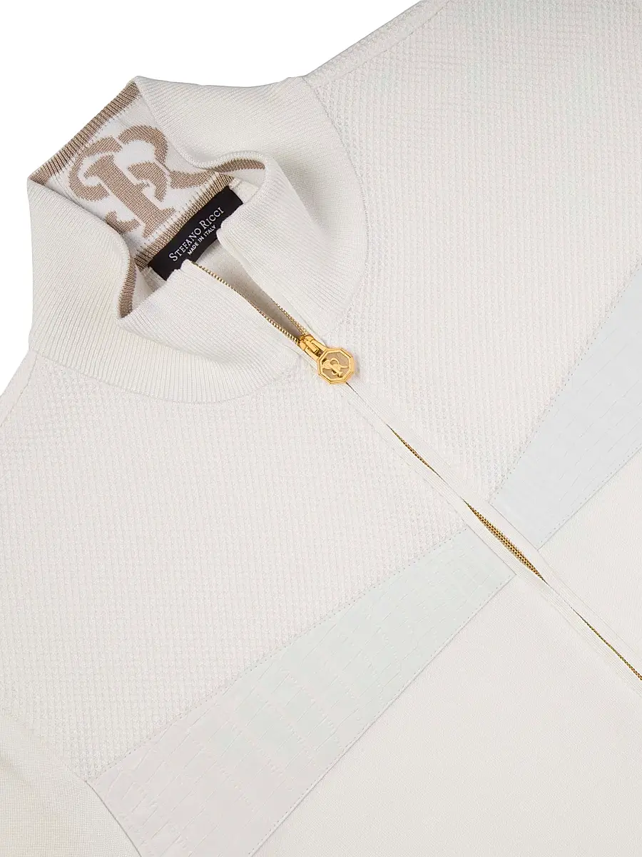 Stefano Ricci Men's Full Zip Sweater | Thumbnail 2 Stefano Ricci Men's Full Zip Sweater | Thumbnail 2