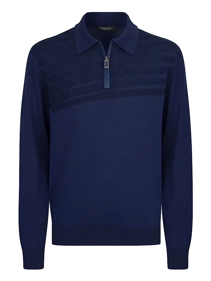 Men's Zip Polo Shirt