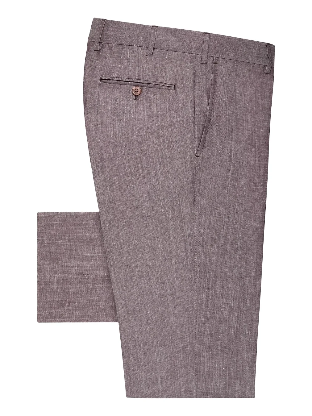 Men's Linen & Wool Slim-Fit Trousers Men's Linen & Wool Slim-Fit Trousers
