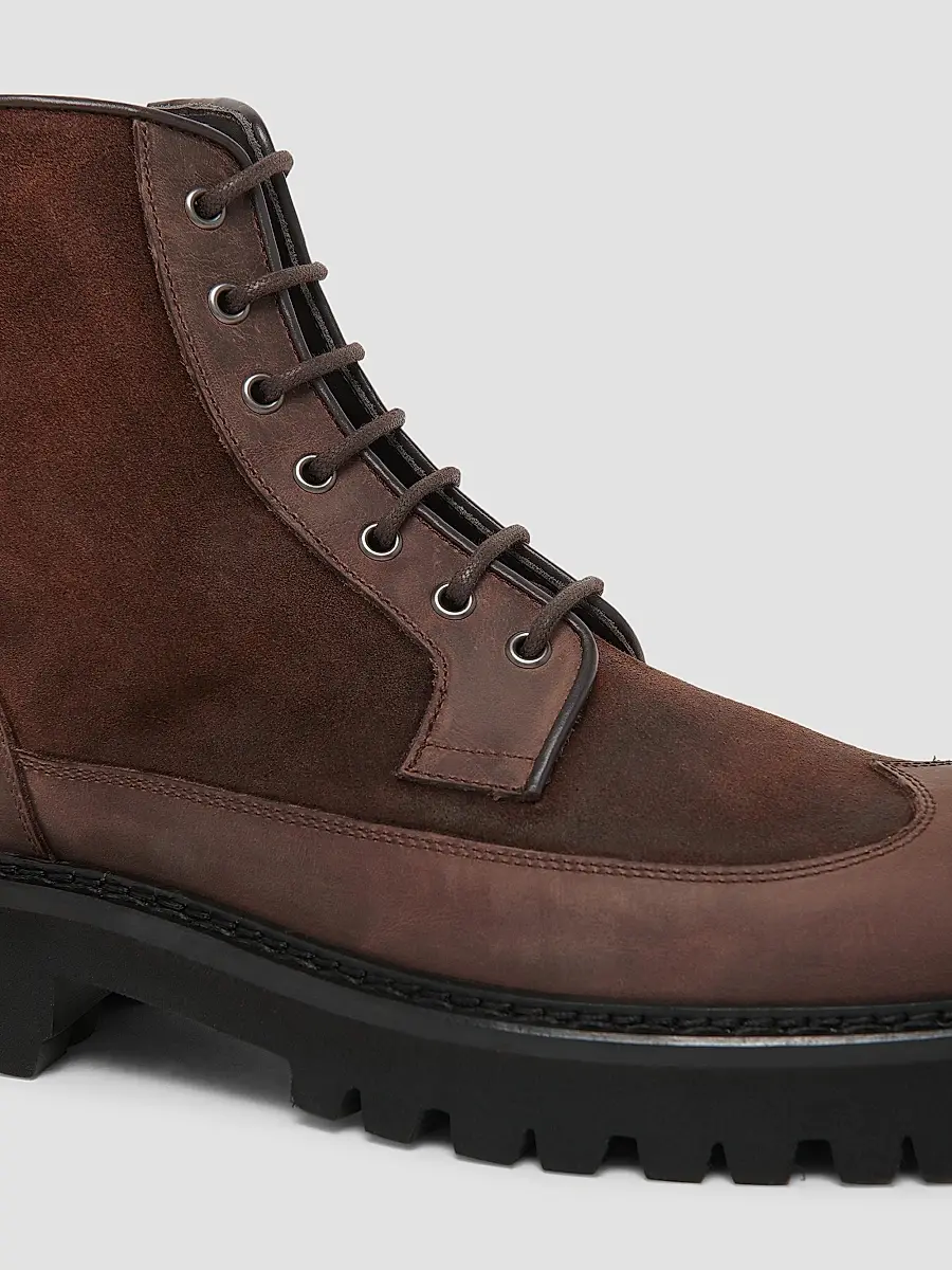 Pollini Men's Leather Ankle Boots | Thumbnail 6
