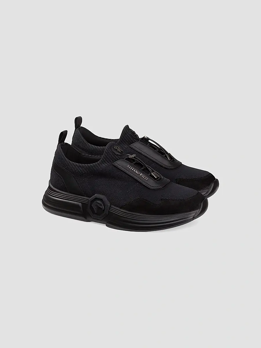 Stefano Ricci Men's Suede Leather Functional Sneakers | Thumbnail 2 Stefano Ricci Men's Suede Leather Functional Sneakers | Thumbnail 2