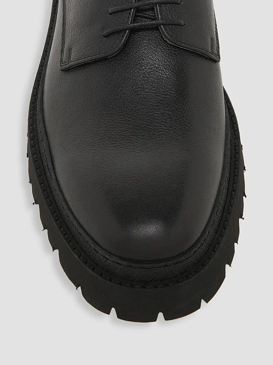 Pollini Men's Leather Derbys | Thumbnail 4