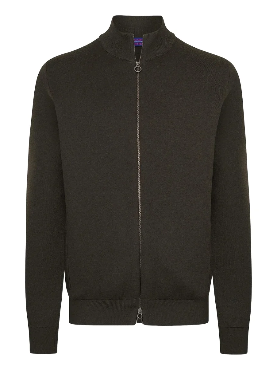 Men's Luxurious Full Zip Sweater