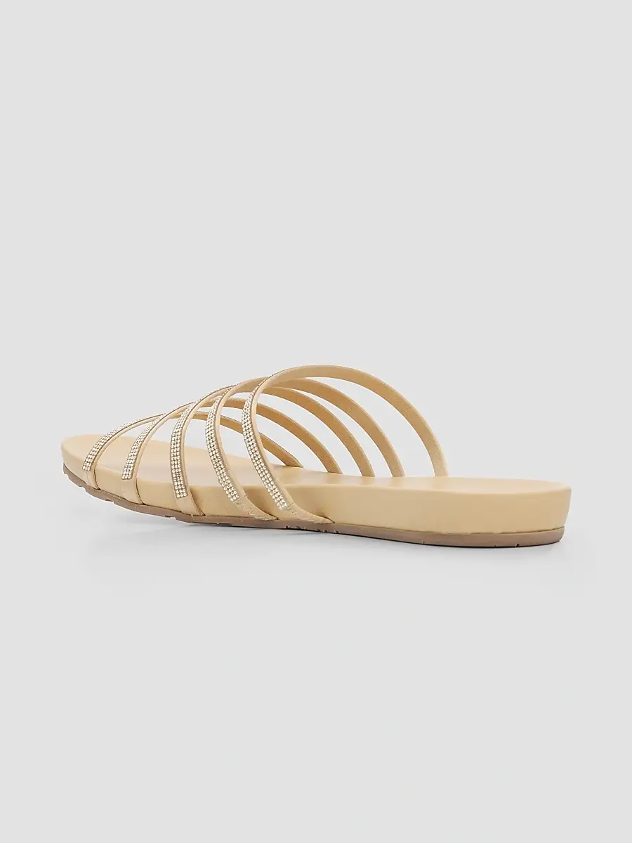 PEDRO GARCIA Women's Gala Crystal-Embellished Satin Sandals | Thumbnail 4