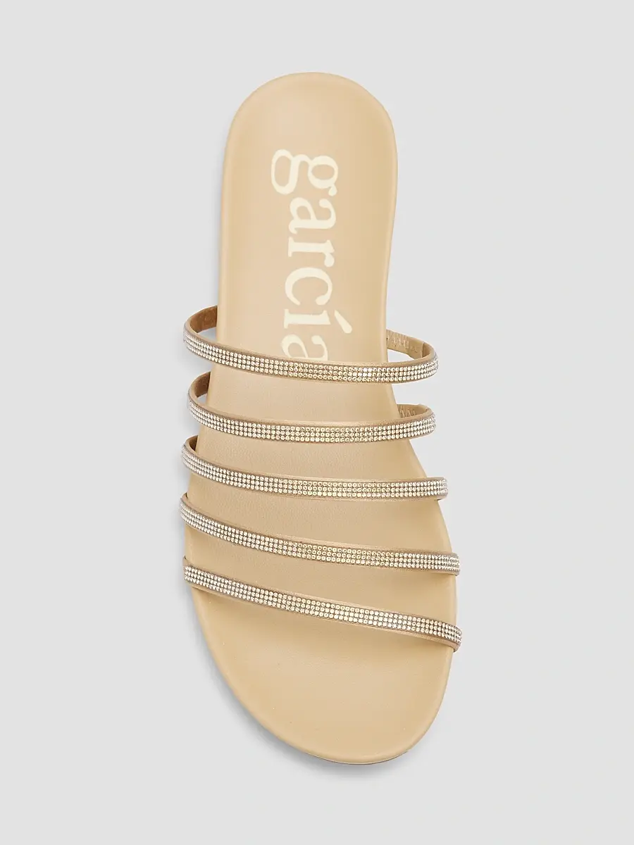 PEDRO GARCIA Women's Gala Crystal-Embellished Satin Sandals | Thumbnail 5