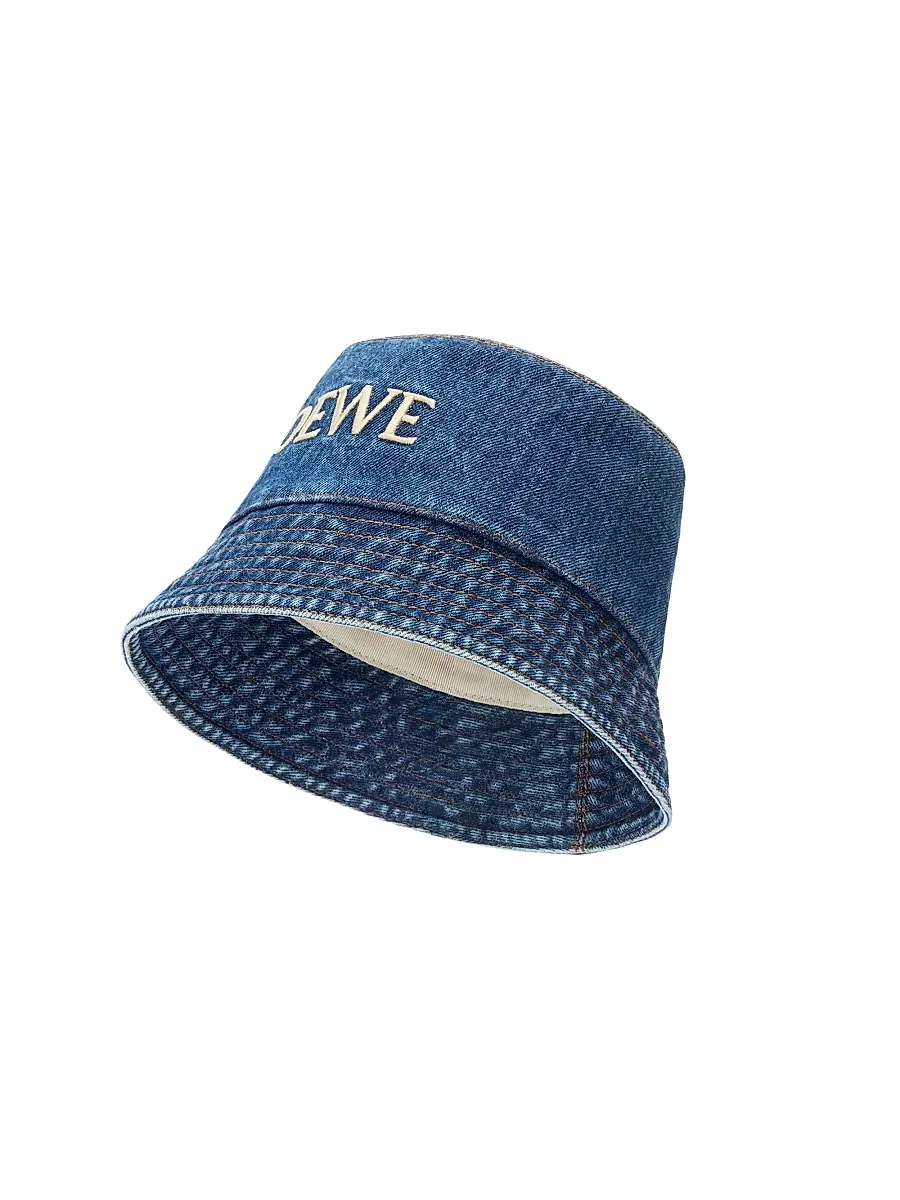 Loewe Men's x Paula's Ibiza Denim Bucket Hat | Thumbnail 3 Loewe Men's x Paula's Ibiza Denim Bucket Hat | Thumbnail 3