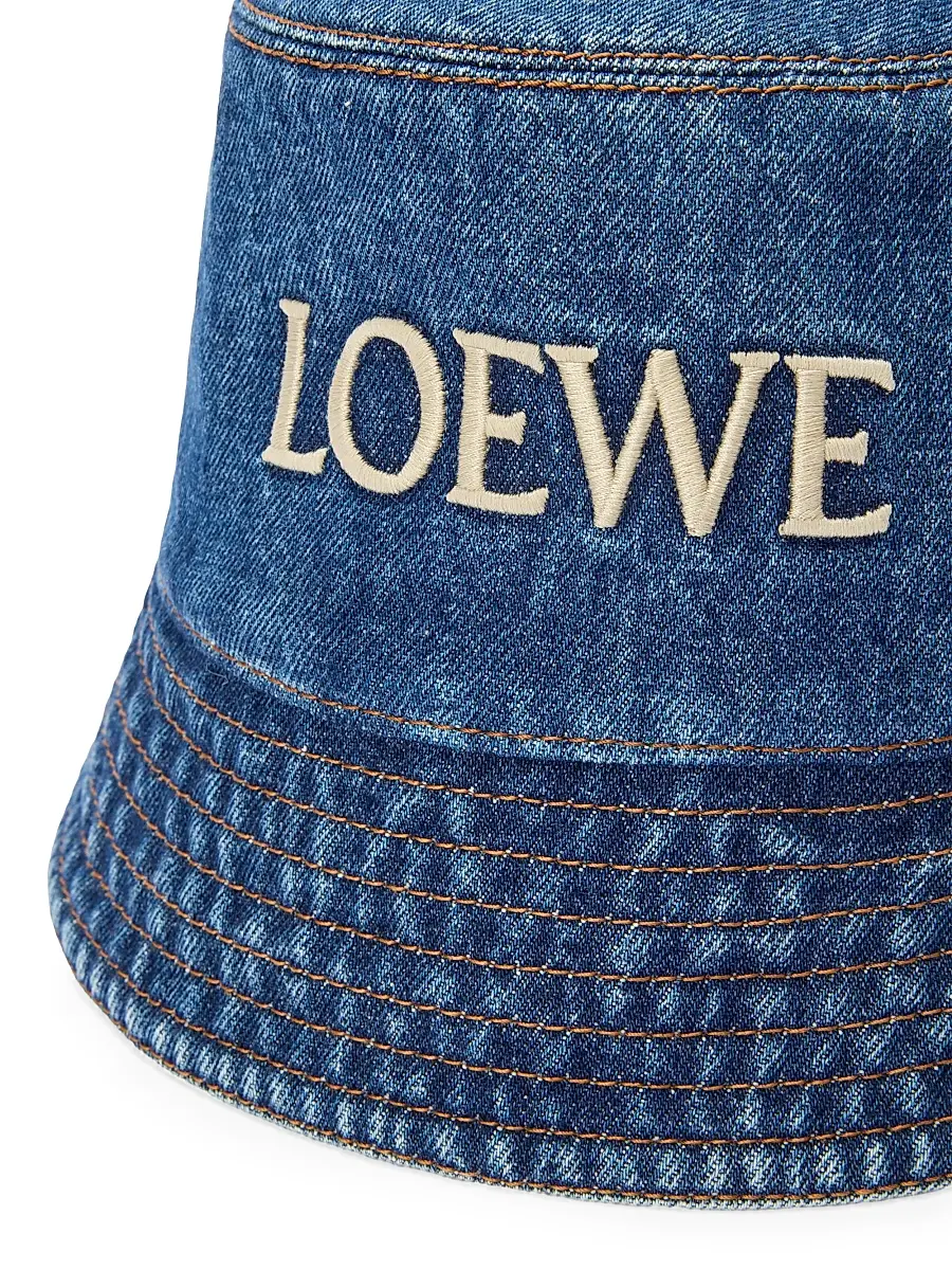 Loewe Men's x Paula's Ibiza Denim Bucket Hat | Thumbnail 5 Loewe Men's x Paula's Ibiza Denim Bucket Hat | Thumbnail 5
