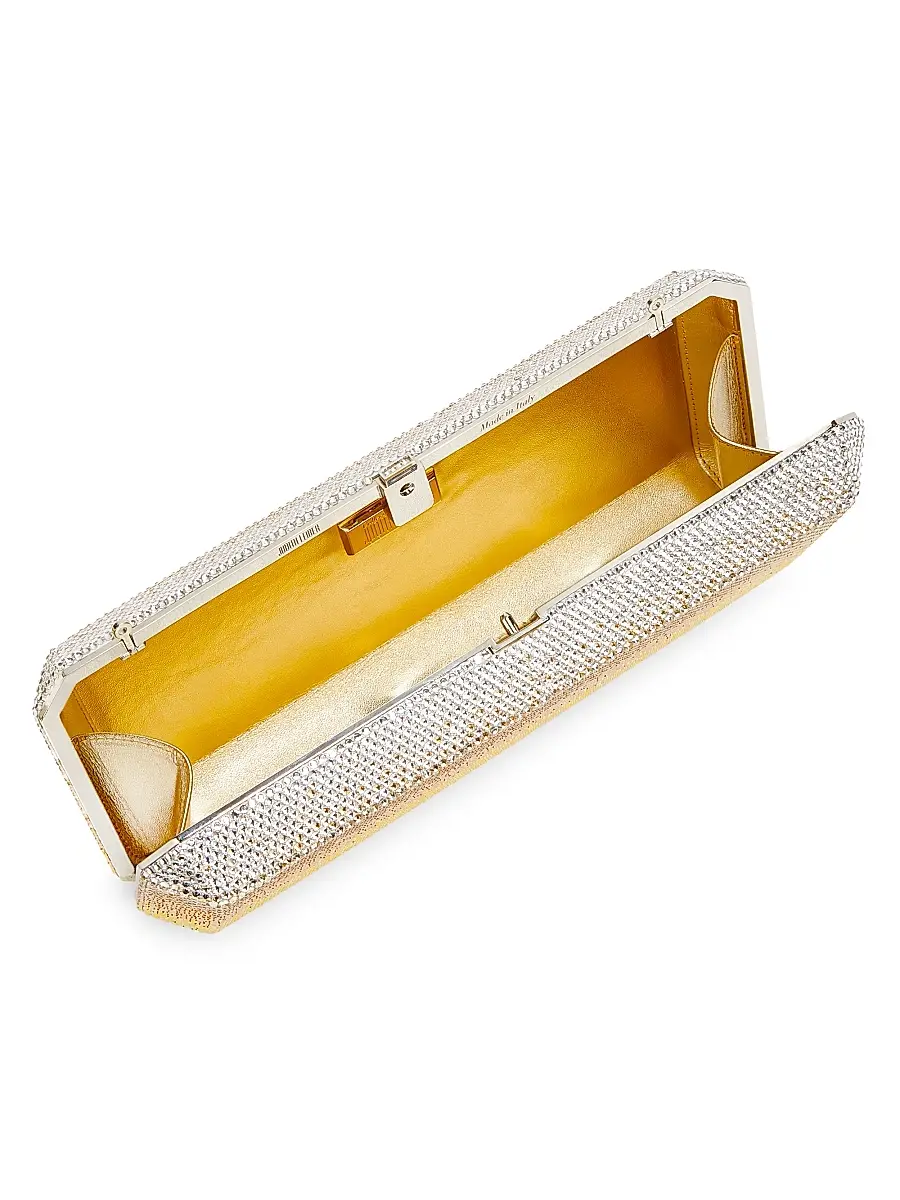 Judith Leiber Couture Women's Slim Rectangle Crystal Clutch | Thumbnail 2 Judith Leiber Couture Women's Slim Rectangle Crystal Clutch | Thumbnail 2