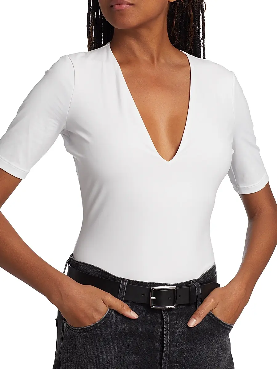 Wolford Women's Deep V-Neck String Bodysuit | Thumbnail 7 Wolford Women's Deep V-Neck String Bodysuit | Thumbnail 7